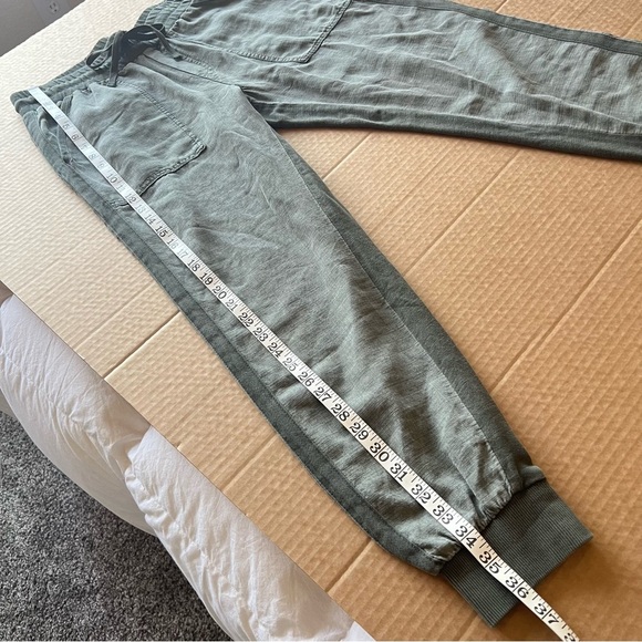 Splendid Lakeside Jogger, lyocell/linen blend, moss green, size S - Picture 11 of 14